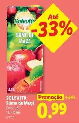 Lidl SOLEVITA promoção