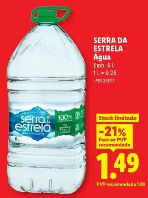 Lidl Serra da Estrela Água promoção