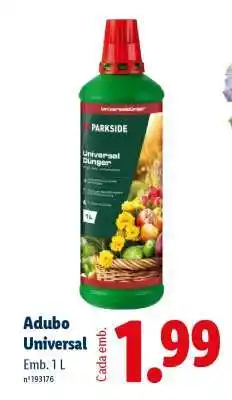 Lidl Adubo Universal promoção