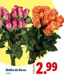 Lidl Molho de Rosas promoção