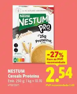 Lidl NESTUM Cereais Proteína promoção