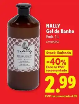 Lidl NALLY Gel de Banho promoção