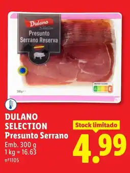 Lidl DULANO SELECTION Presunto Serrano promoção