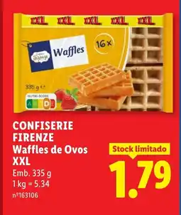 Lidl CONFISERIE FIRENZE Waffles de Ovos XXL promoção