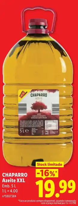 Lidl CHAPARRO Azeite XXL promoção
