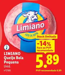 Lidl LIMIANO Queijo Bola Pequena promoção