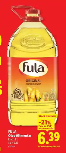 Lidl FULA Óleo Alimentar promoção