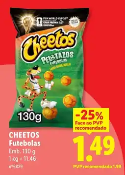 Lidl CHEETOS Futebolas promoção