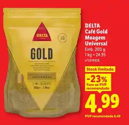 Lidl DELTA Café Gold Moagem Universal promoção