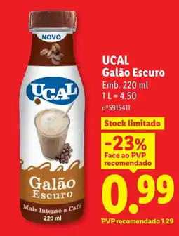 Lidl UCAL Galão Escuro promoção