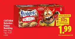 Lidl CUÉTARA Bolachas Flakes Bombing promoção
