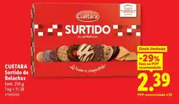 Lidl CUÉTARA Sortido de Bolachas promoção