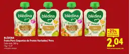Lidl BLÉDINA Fruta Pura Saquetas de Frutos Variados/ Pera promoção