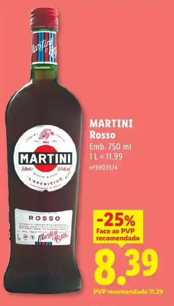 Lidl MARTINI Rosso promoção