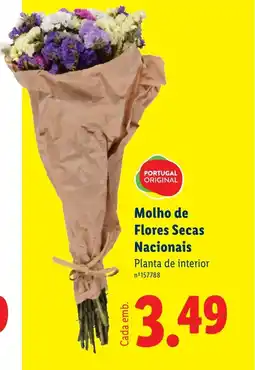Lidl Molho de Flores Secas Nacionais promoção