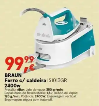 Braun Ferro c/Caldeira IS1013GR 2400W