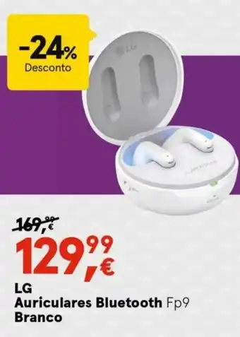Worten LG Auriculares Bluetooth Fp9 Branco promoção