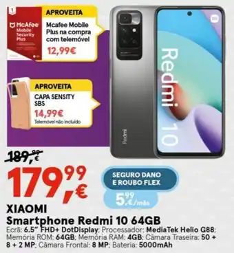 Worten Xiaomi Smartwatch Redmi 10 64GB promoção