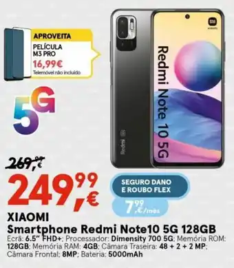 Worten Xiaomi Smartwatch Redmi Note 10 5G 128GB promoção