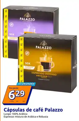 Action Cápsulas de café Palazzo promoção