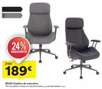 Moviflor Musa Cadeira de Executivo promoção