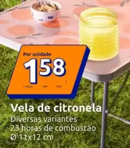 Action Vela de citronela promoção