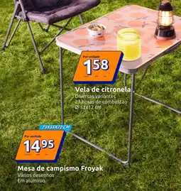 Action Mesa de campismo Froyak 75X55X70 CM promoção