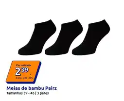 Action Meias de bambu Pairz promoção