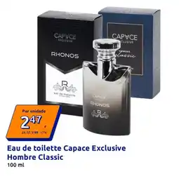 Action Eau de toilette Capace Exclusive Hombre Classic promoção