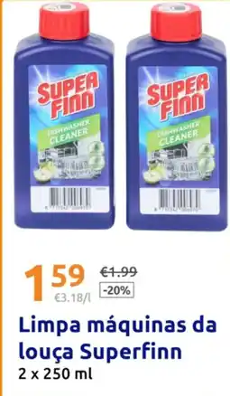 Action Limpa máquinas da louça Superfinn promoção