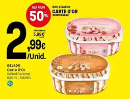 Intermarché GELADO Carte D'Or promoção