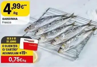Intermarché Sardinha fresca promoção