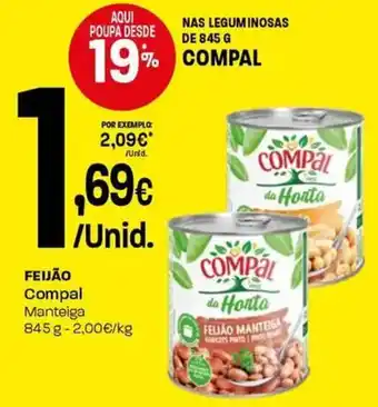 Intermarché FEIJÃO Compal Manteiga promoção