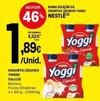 Intermarché Iogurte líquido yoggi Nestlé promoção