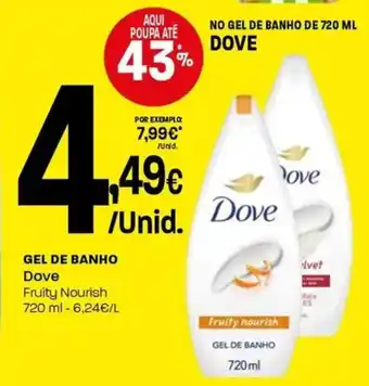Intermarché Gel de banho Dove promoção