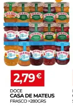 Miranda Supermercados Doce casa de mateus frasco promoção
