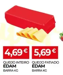 Miranda Supermercados Queijo inteiroe edam barra promoção