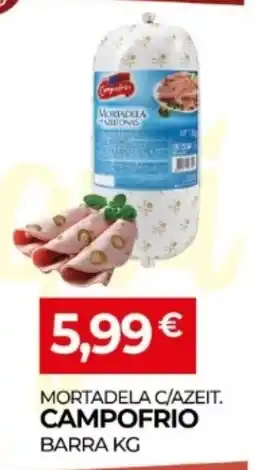Miranda Supermercados Mortadela c/azeit. campofrio barra promoção