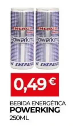 Miranda Supermercados Bebida energética powerking promoção