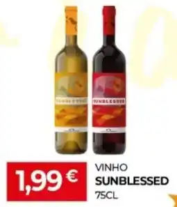 Miranda Supermercados Vinho sunblessed promoção