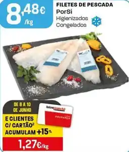 Intermarché Filetes de pescada PorSi promoção