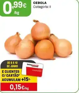 Intermarché Cebola promoção