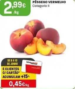 Intermarché Pêssego vermelho promoção