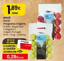 Intermarché Maçã PorSi Programa Origens promoção