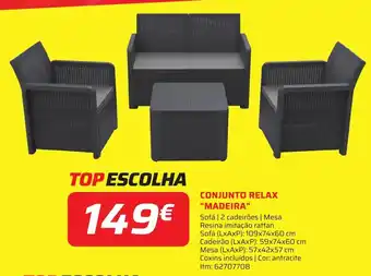 Conjunto relax "madeira"
