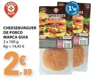 Cheeseburguer de porco marca guia