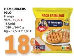 E.Leclerc Hamburgers iglo promoção