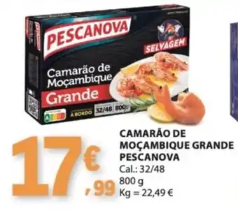 Camarão de moçambique grande pescanova