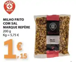 E.Leclerc Milho frito com sal marque repère promoção