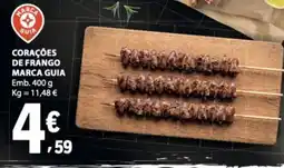 E.Leclerc Corações de frango marca guia promoção